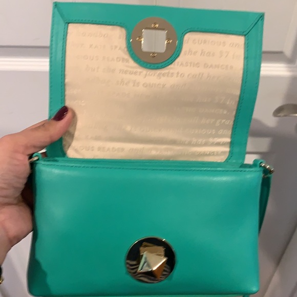 Kate Spade Crossbody Purse in Turquoise. Excellent Condition. - Picture 8 of 10
